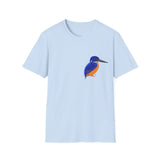 Azure Kingfisher - Small design - Unisex Softstyle T-Shirt