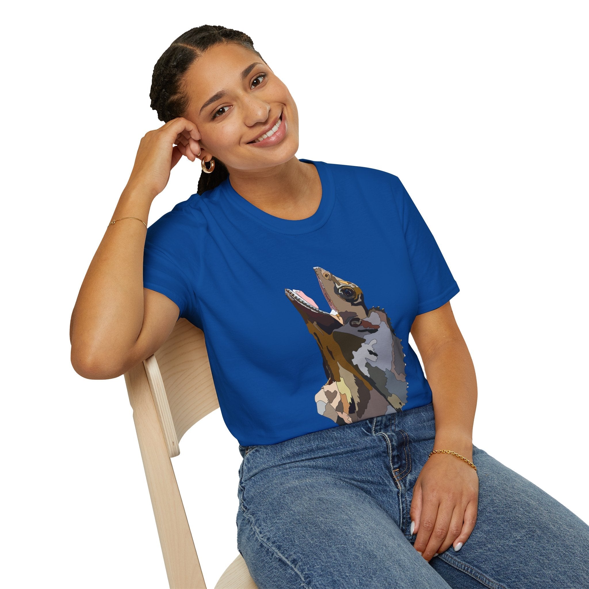 Frilled-neck Lizard - Unisex Softstyle T-Shirt Printify