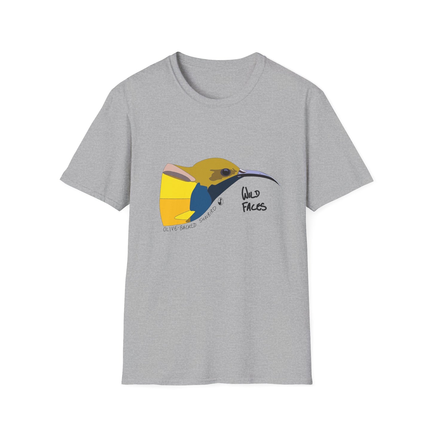 Olive-backed Sunbird - Unisex Softstyle T-Shirt Printify