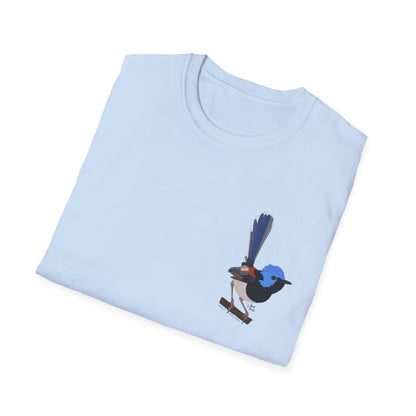 Lovely Fairy-wren - Small design - Unisex Softstyle T-Shirt