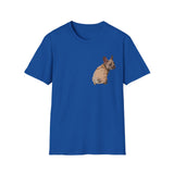 French Bulldog - Small design - Unisex Softstyle T-Shirt