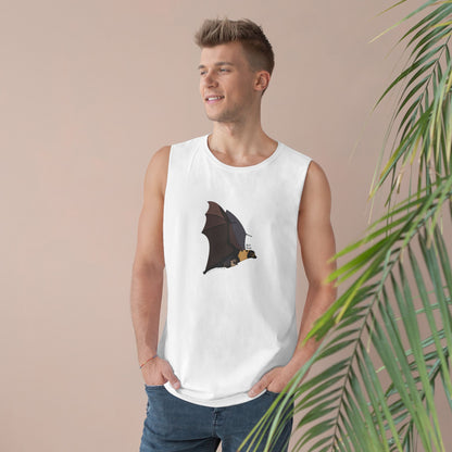 Spectacled Flying Fox (in flight) - Unisex Barnard Tank