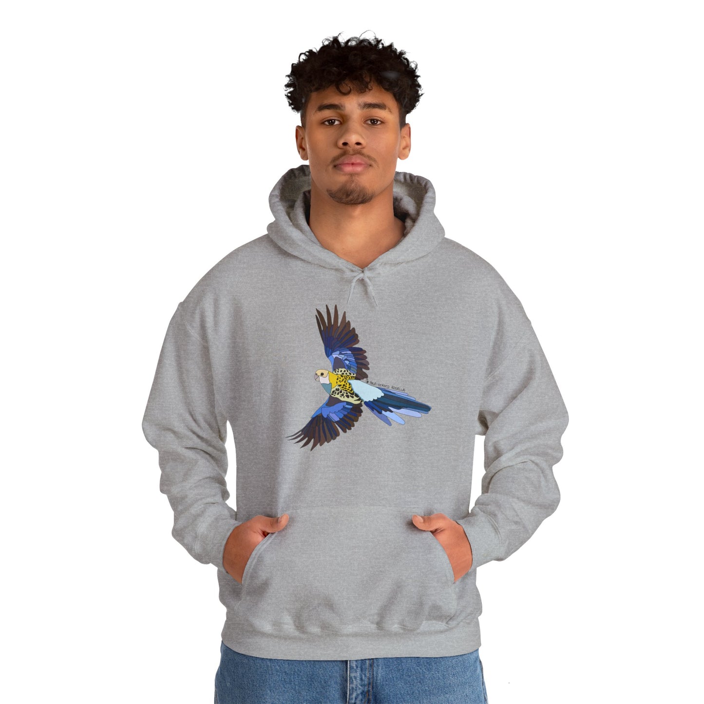 Pale-headed Rosella | Unisex Heavy Blend™ Hooded Sweatshirt