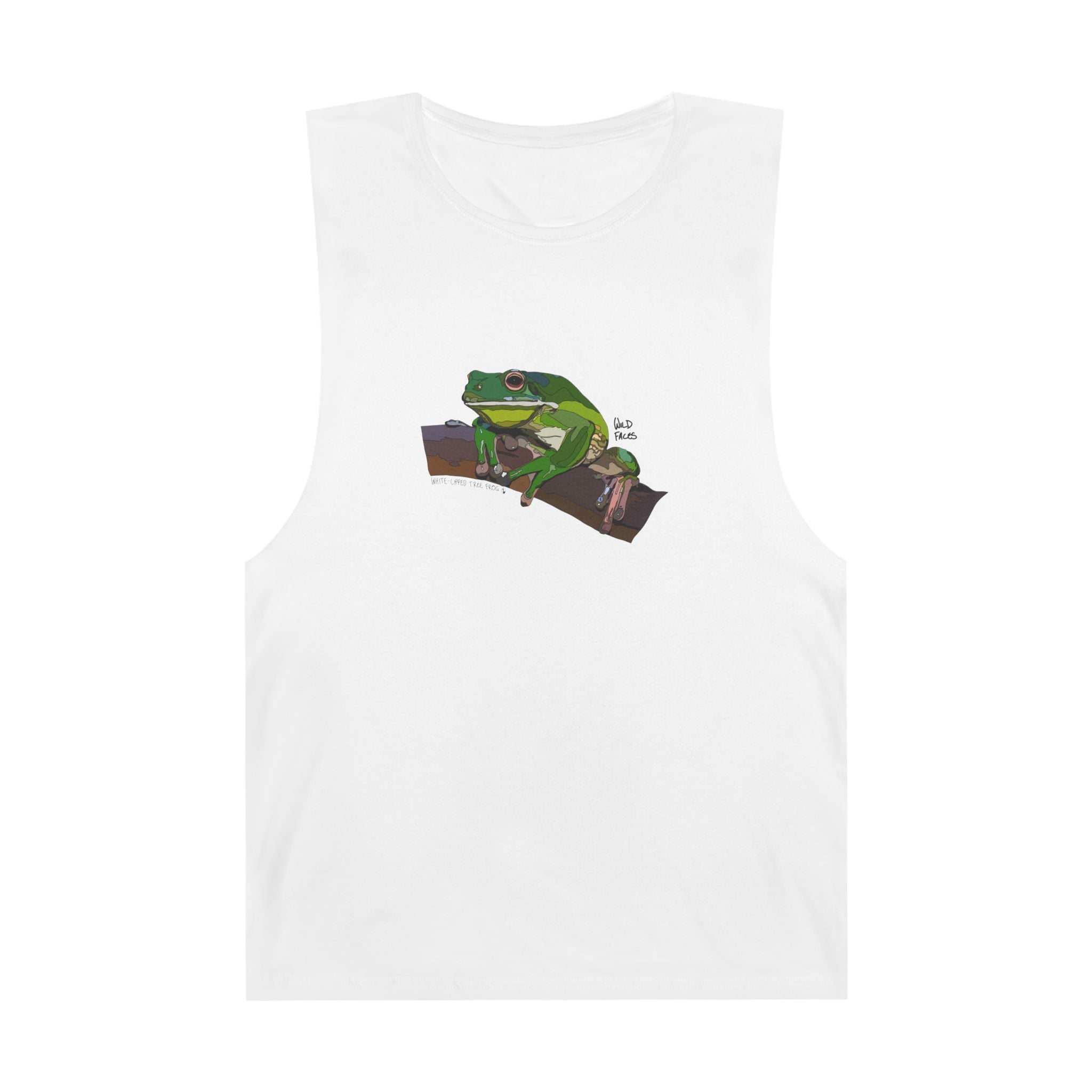 White-lipped Tree Frog - Unisex Barnard Tank