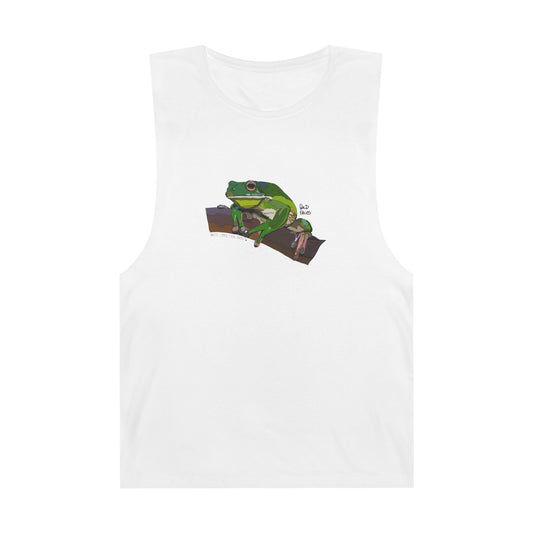 White-lipped Tree Frog - Unisex Barnard Tank
