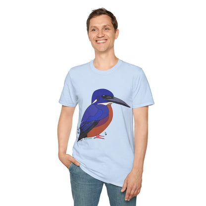 Azure Kingfisher - Unisex Softstyle T-Shirt