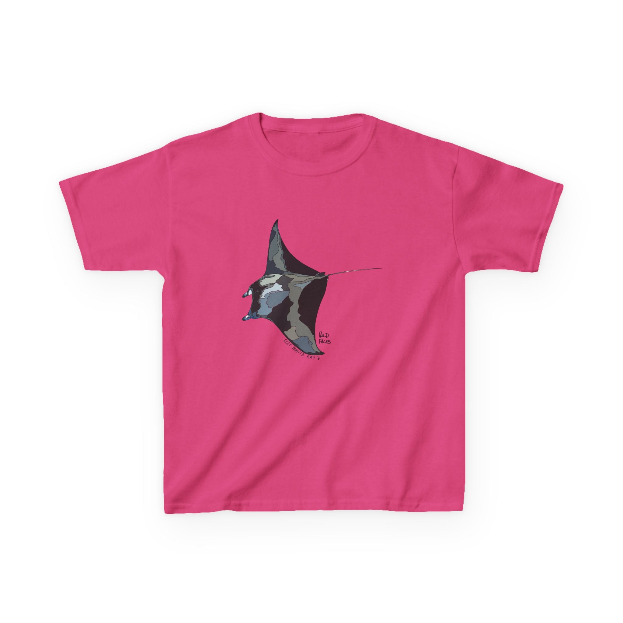 Reef Manta Ray| Kids Heavy Cotton™ Tee Printify