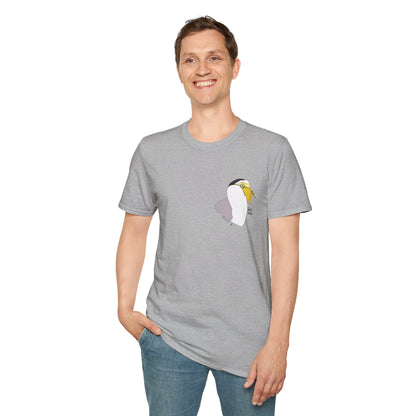 Masked Lapwing - Small design - Unisex Softstyle T-Shirt