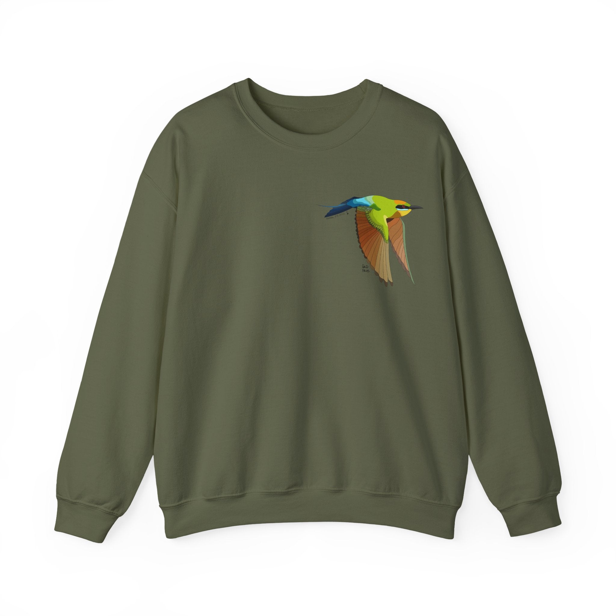 Rainbow Bee-eater (in flight) | Unisex Heavy Blend™ Crewneck