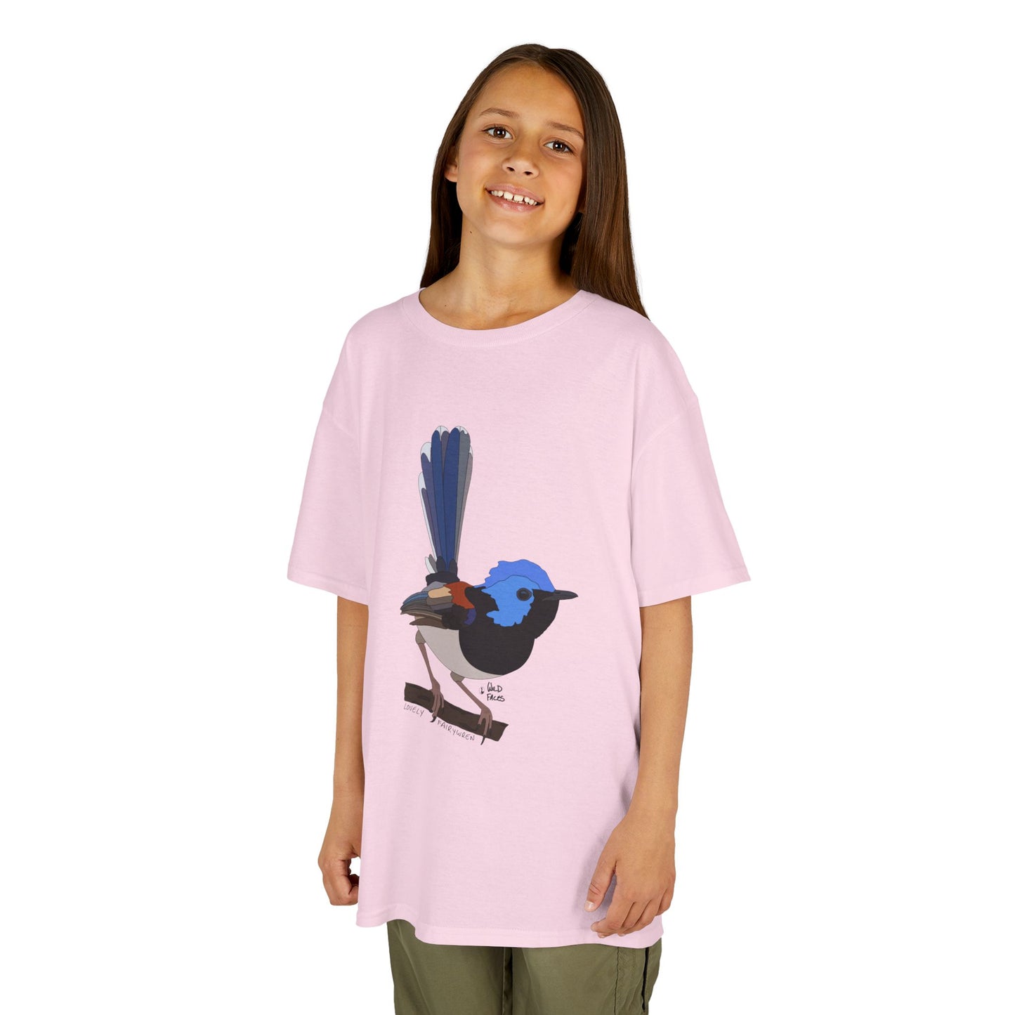 Lovely Fairywren | Kids Heavy Cotton™ Tee