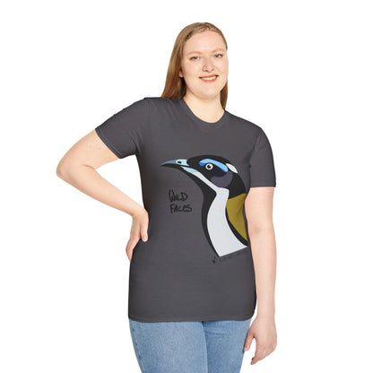 Blue-faced Honeyeater - Unisex Softstyle T-Shirt