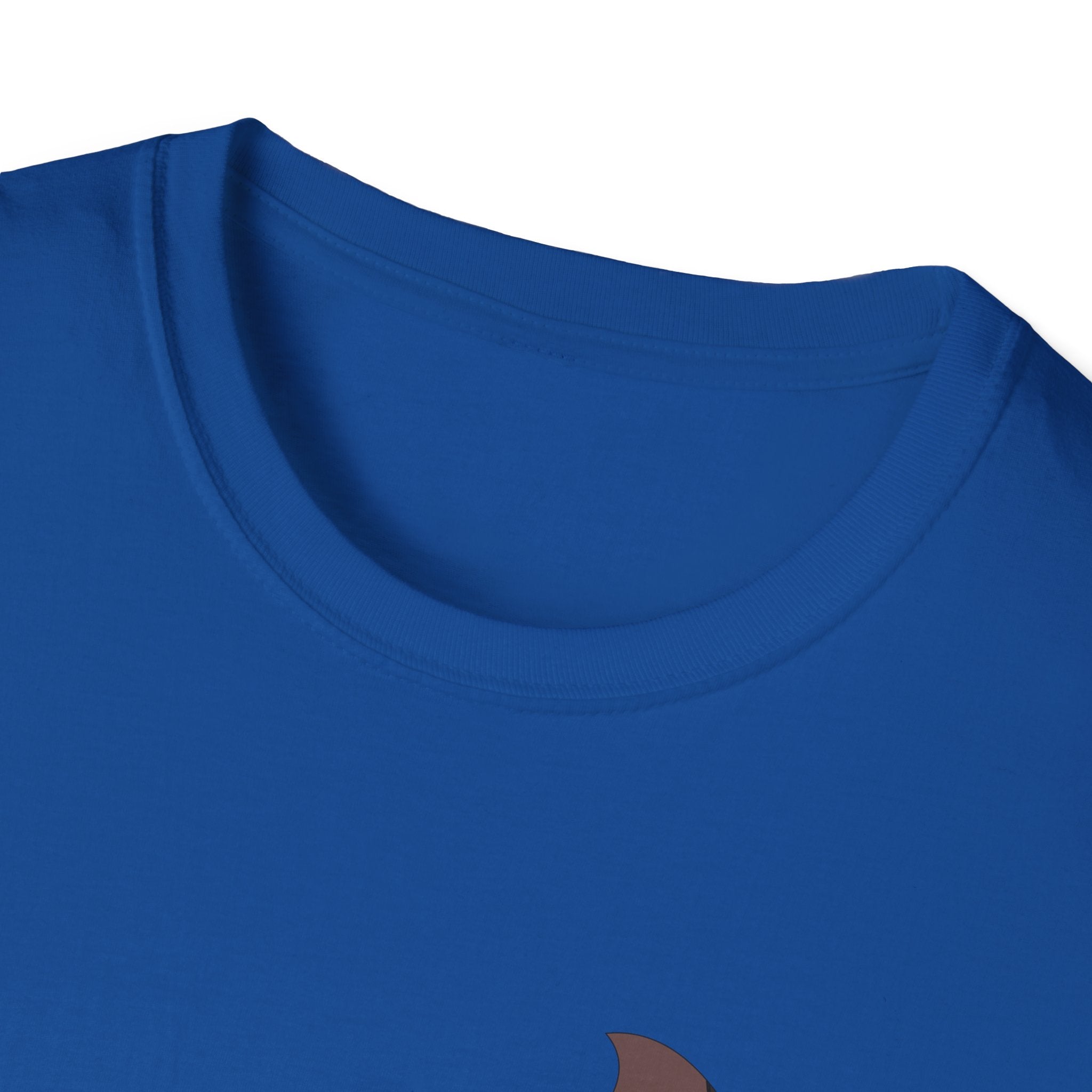 Spectacled Flying Fox (in flight) - Small design - Unisex Softstyle T-Shirt Printify