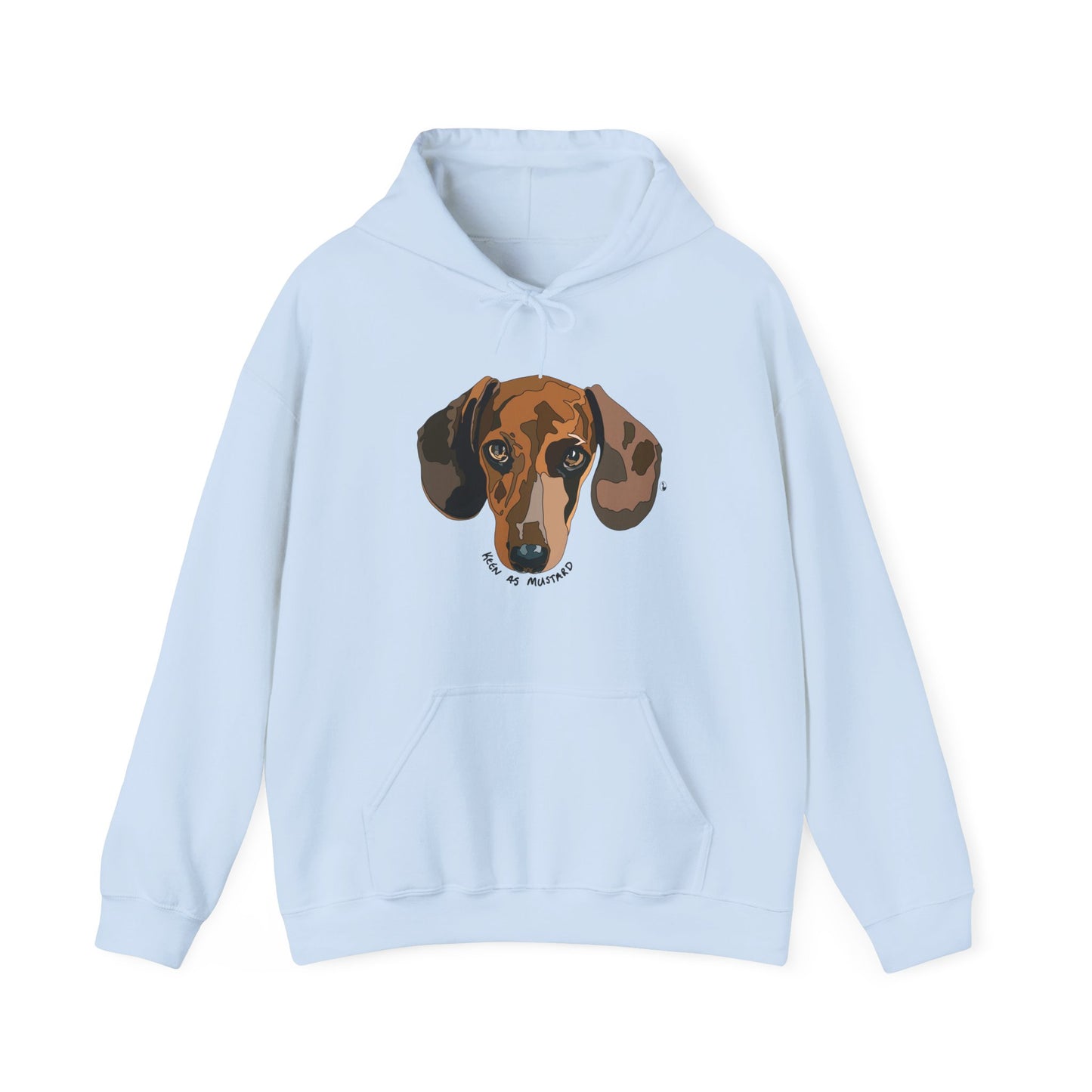 Dachshund (Keen as mustard) | Unisex Heavy Blend™ Hooded Sweatshirt