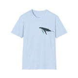 Humpback Whale - Small design - Unisex Softstyle T-Shirt