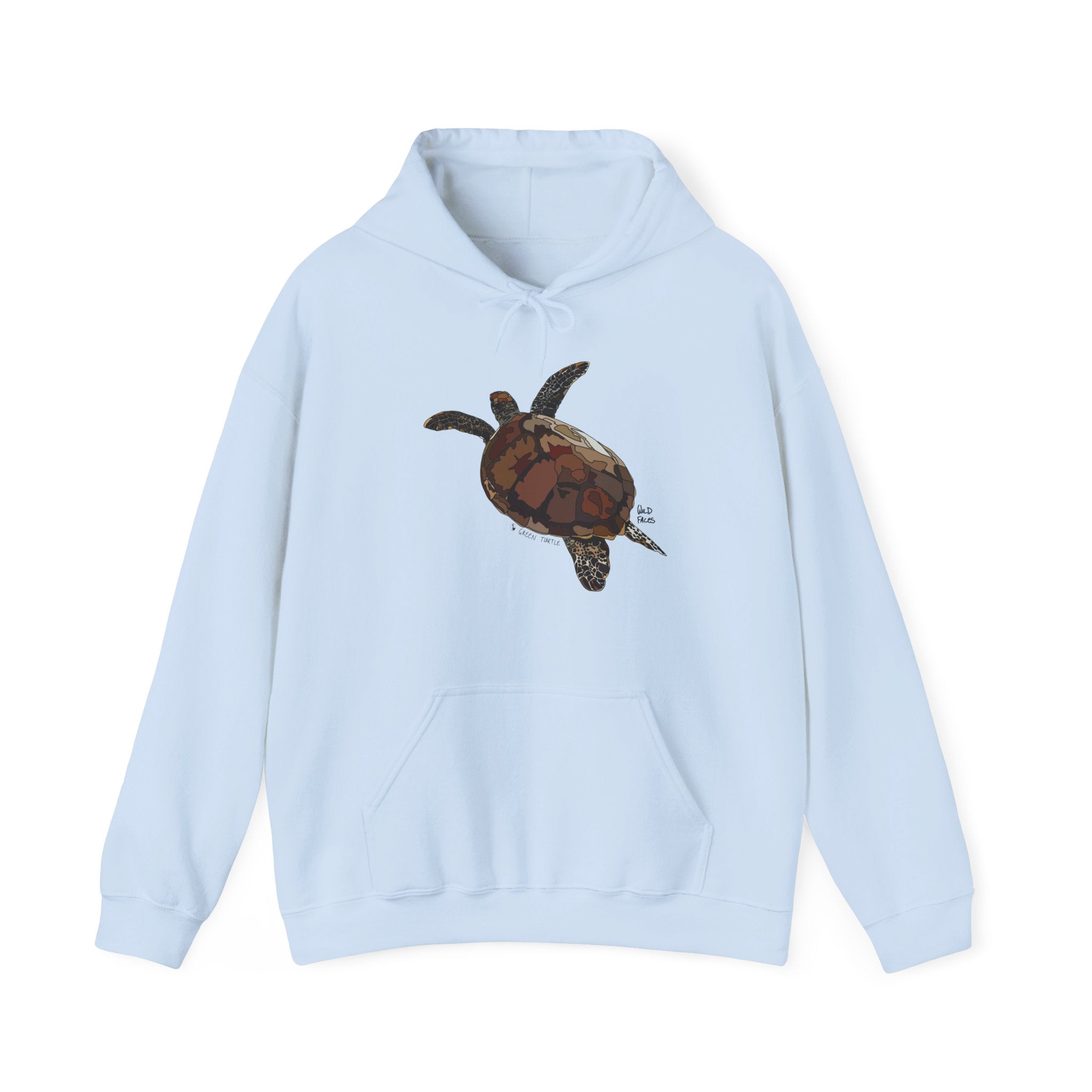 Green Turtle | Unisex Heavy Blend™ Hooded Sweatshirt Printify