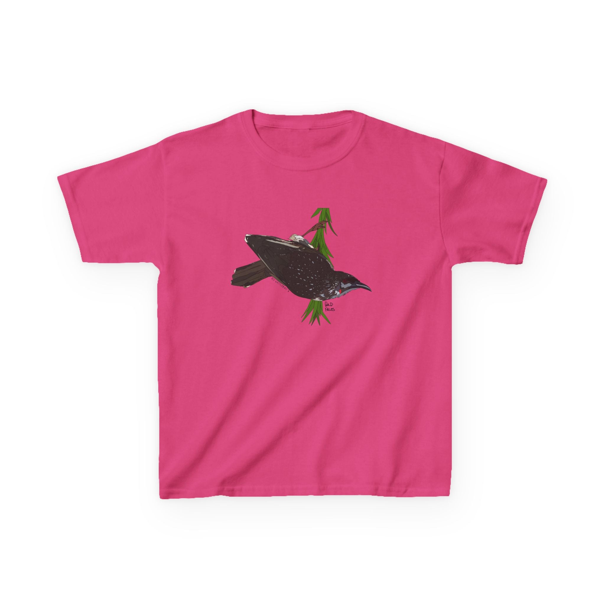 Red Wattlebird | Kids Heavy Cotton™ Tee