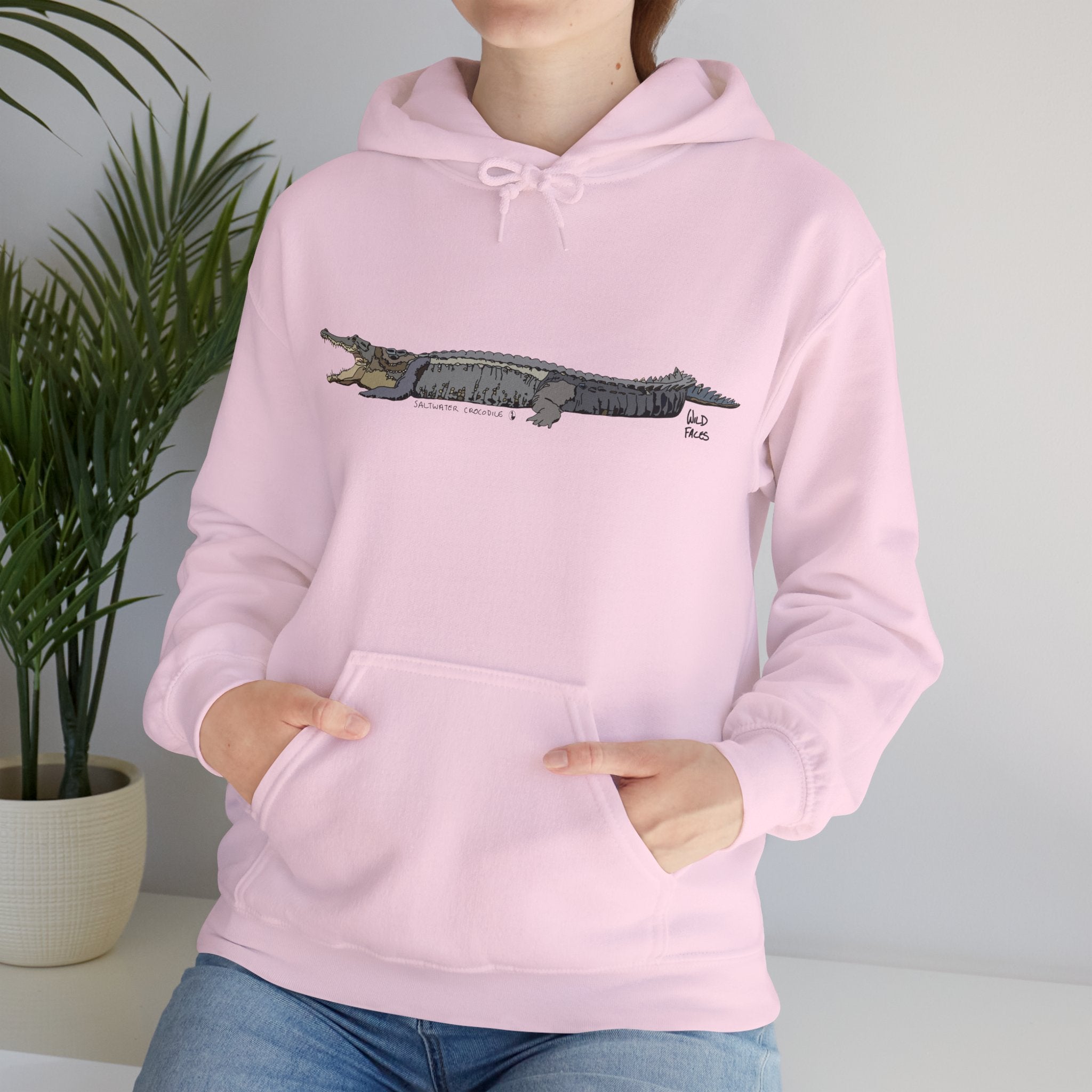 Saltwater Crocodile | Unisex Heavy Blend™ Hooded Sweatshirt Printify