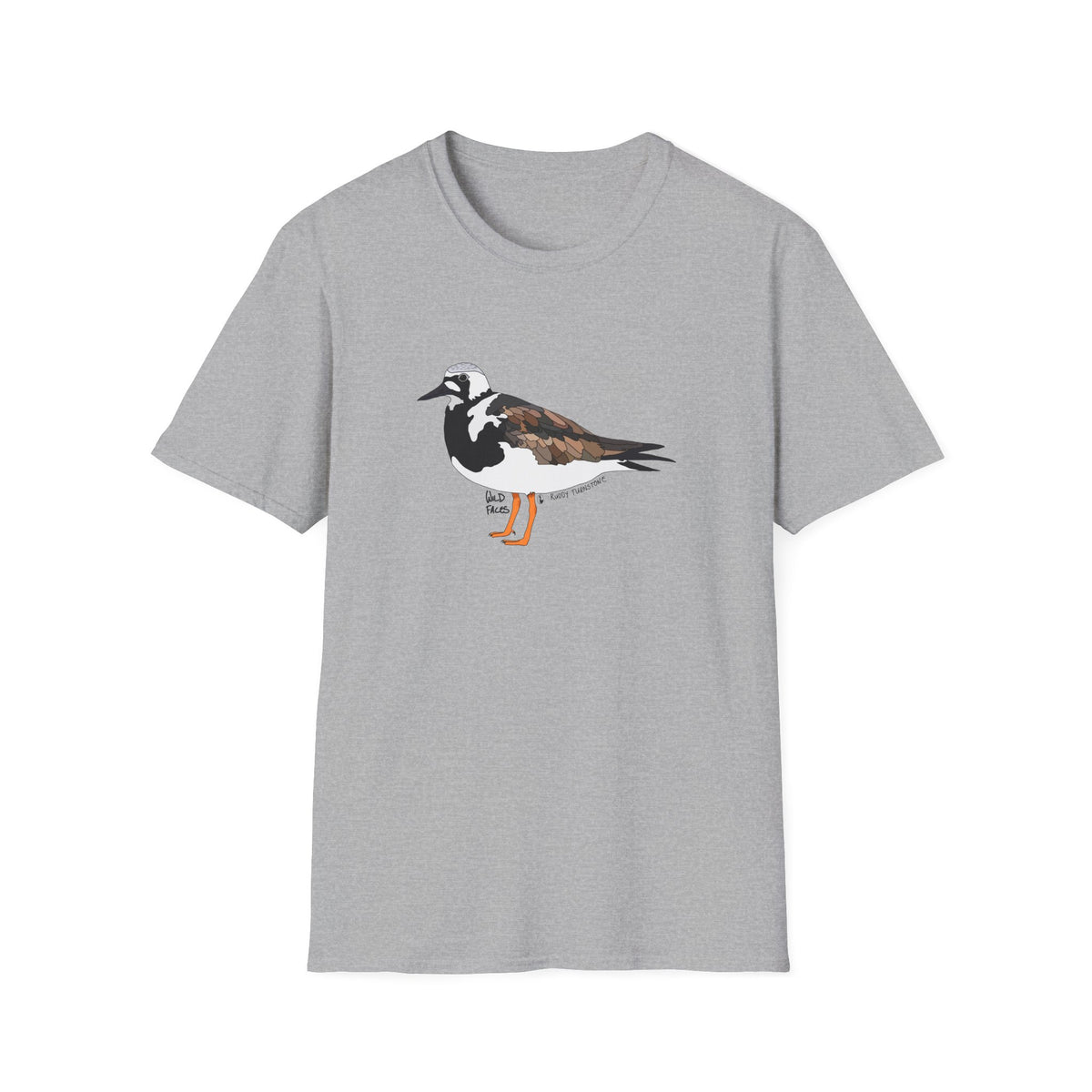 Ruddy Turnstone- large design - Unisex Softstyle T-Shirt
