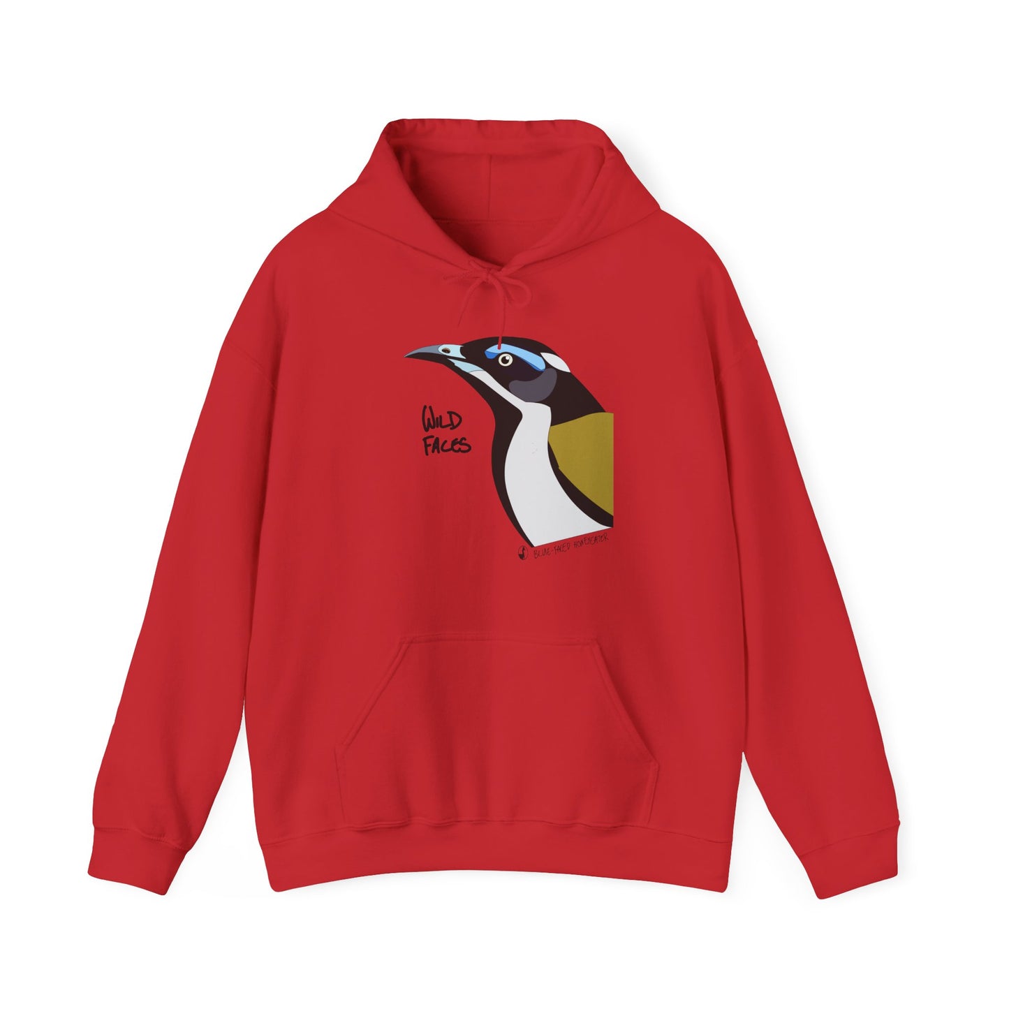 Blue-faced Honeyeater | Unisex Heavy Blend™ Hooded Sweatshirt