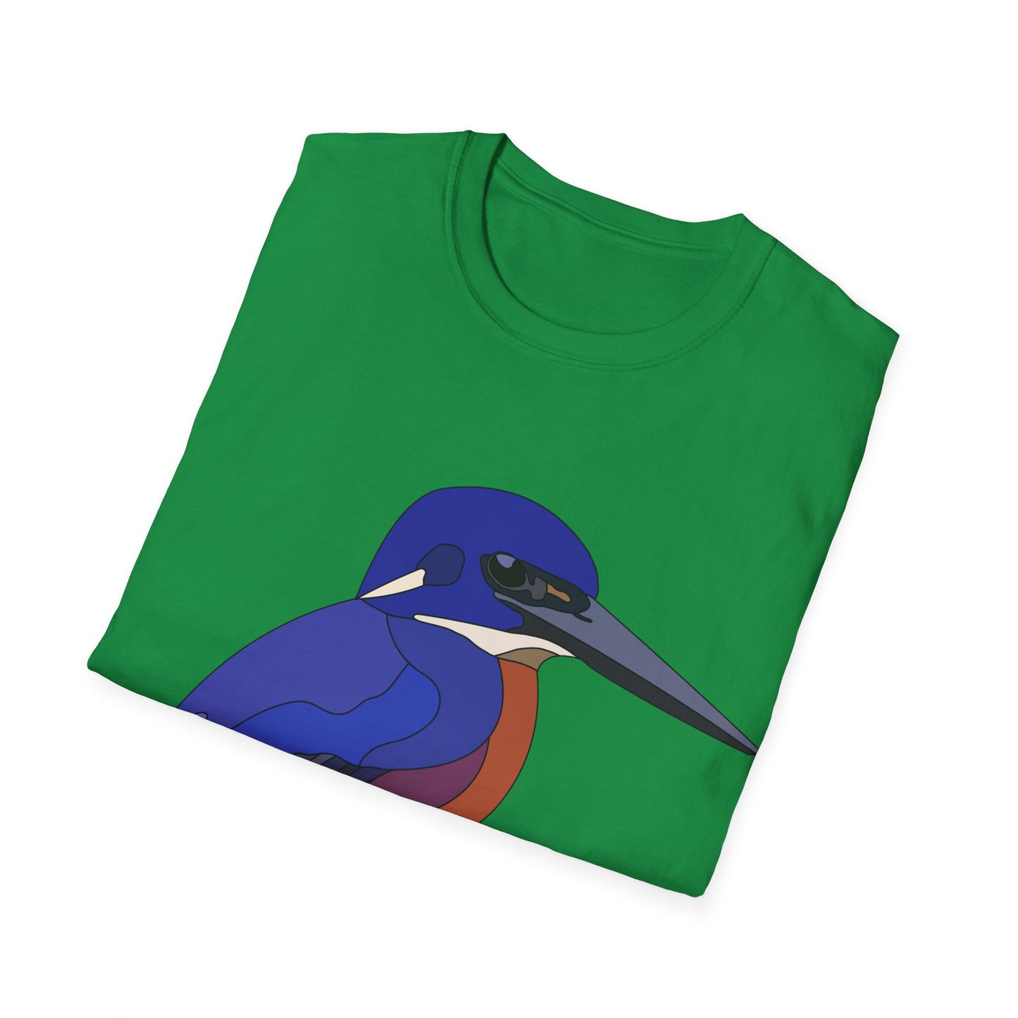 Azure Kingfisher - Unisex Softstyle T-Shirt