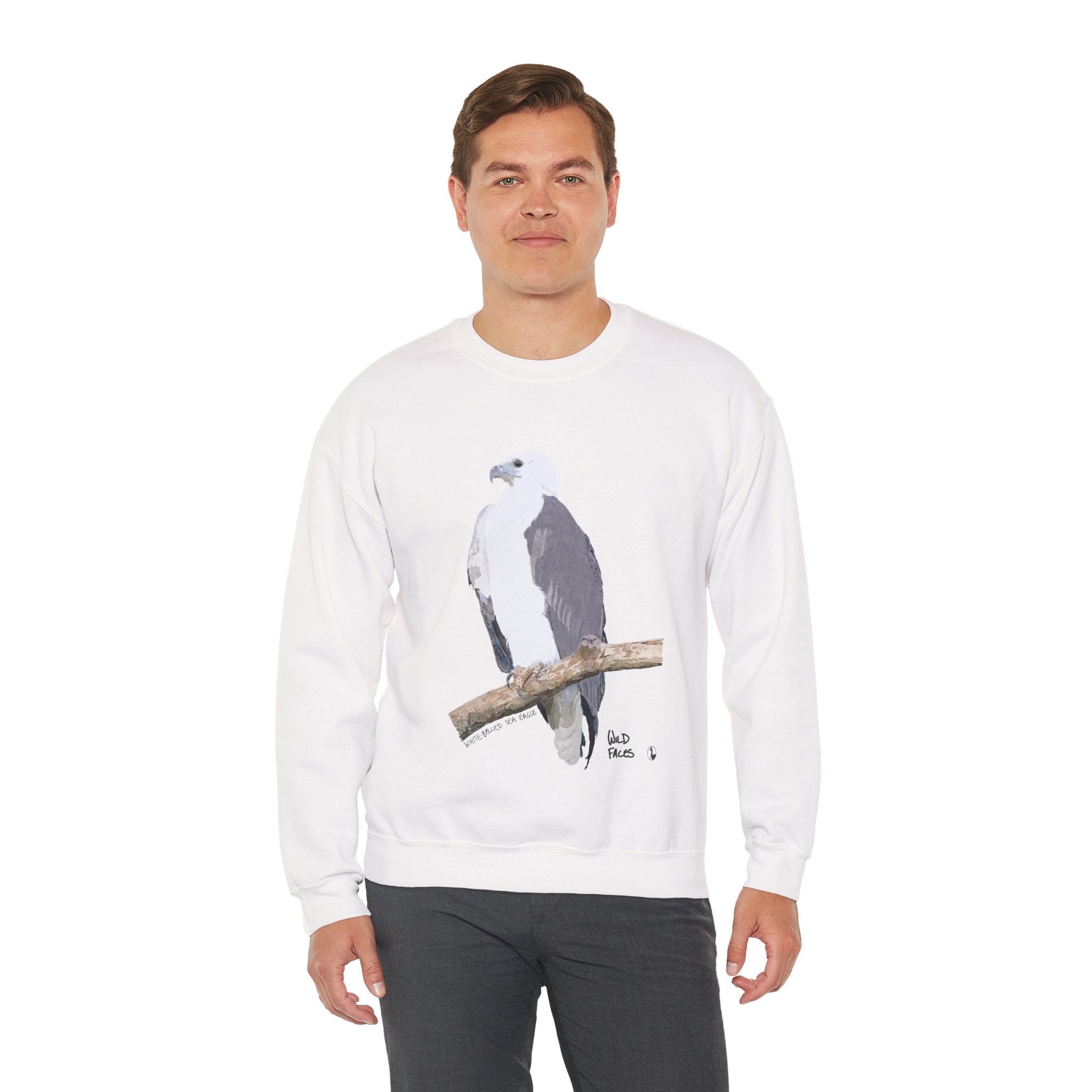 White-bellied Sea Eagle Sweatshirt | Unisex Heavy Blend™ Crewneck Printify