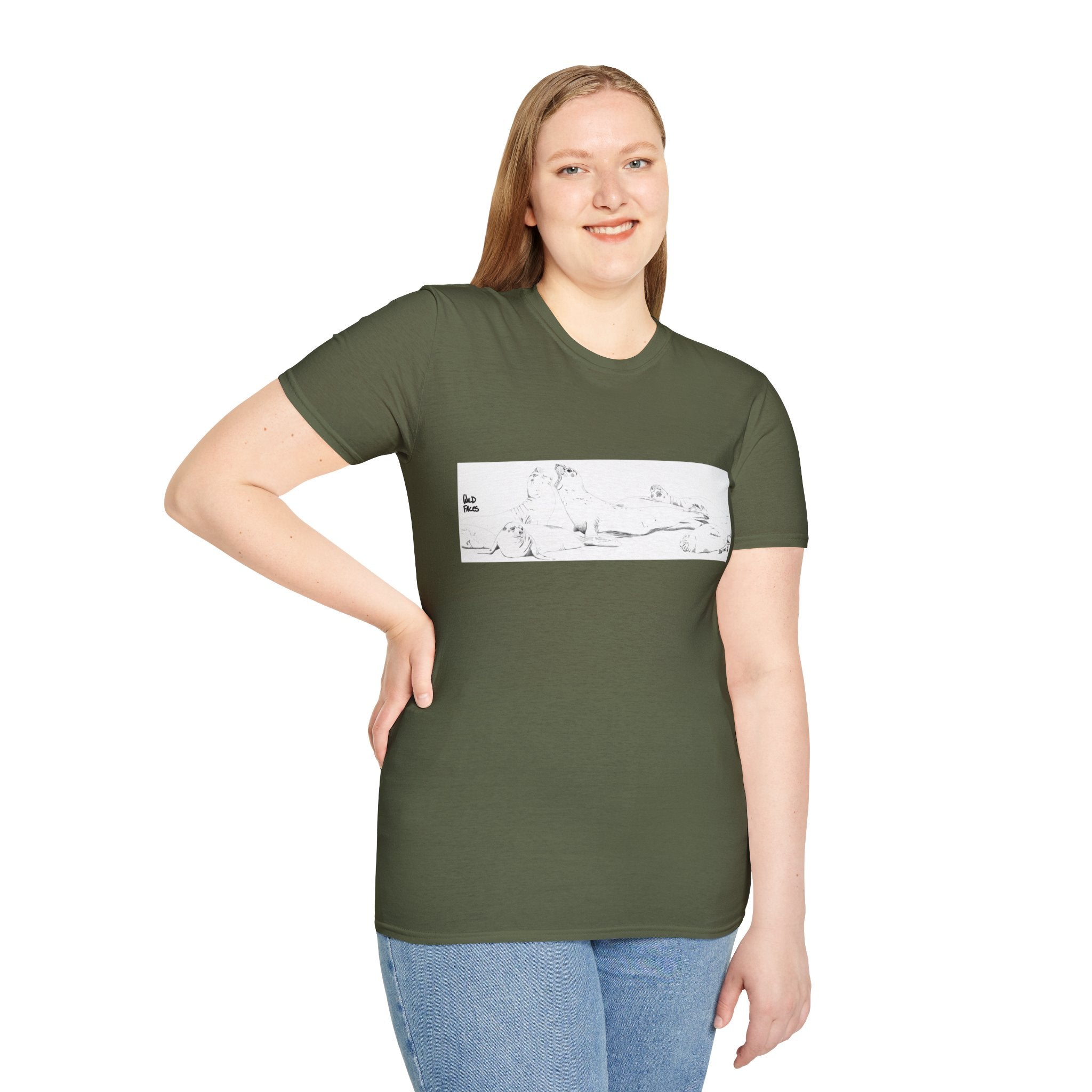 Sealion - Unisex Softstyle T-Shirt Printify