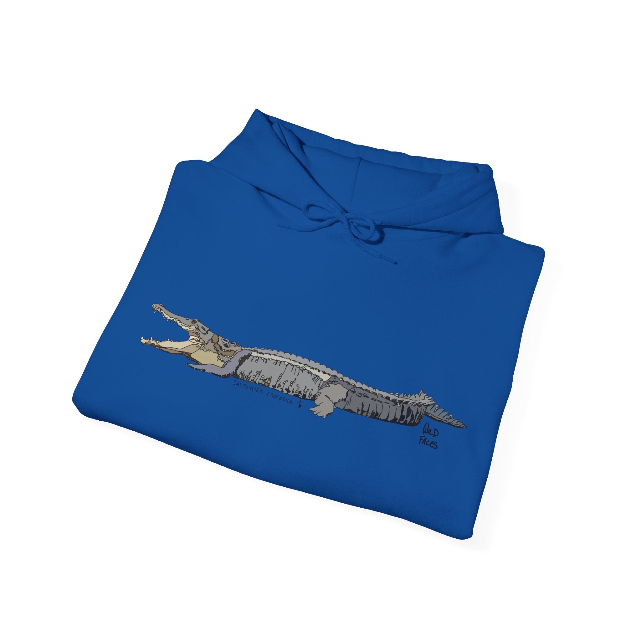 Saltwater Crocodile | Unisex Heavy Blend™ Hooded Sweatshirt Printify