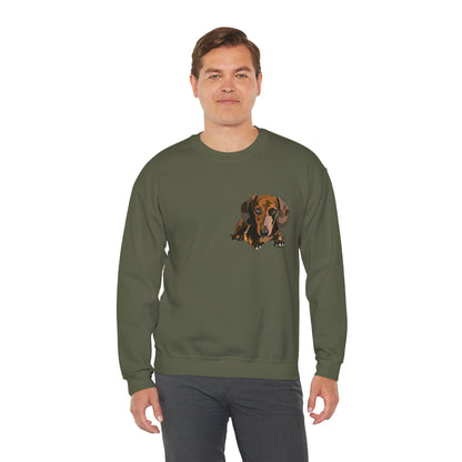 Dachshund (small body) | Unisex Heavy Blend™ Crewneck