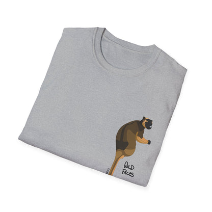 Lumholtz's Tree Kangaroo - Small design - Unisex Softstyle T-Shirt Printify