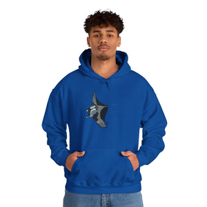 Reef Manta Ray | Unisex Heavy Blend™ Hooded Sweatshirt Printify