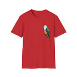 Rose-crowned Fruit Dove - Small design - Unisex Softstyle T-Shirt