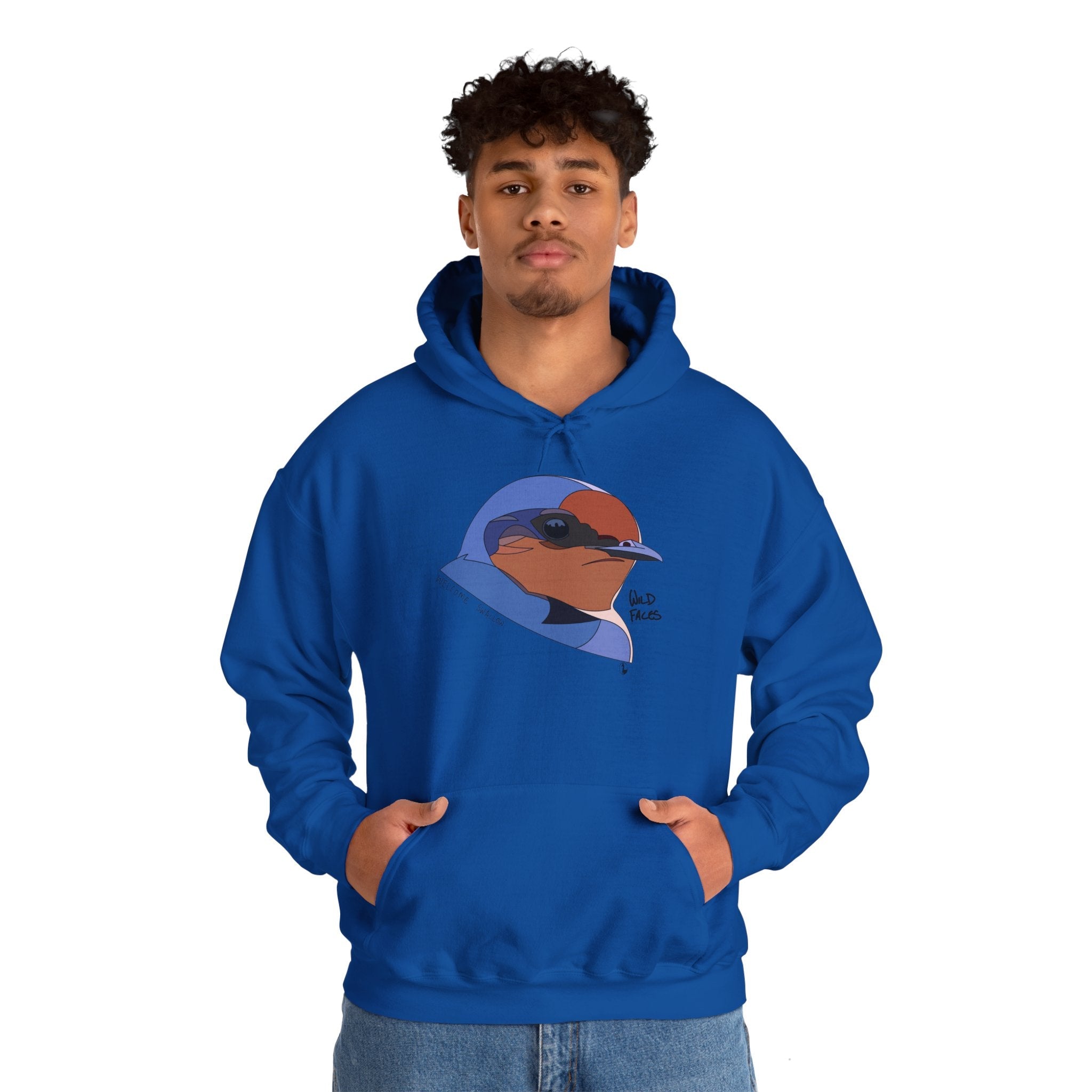 Welcome Swallow | Unisex Heavy Blend™ Hooded Sweatshirt Printify
