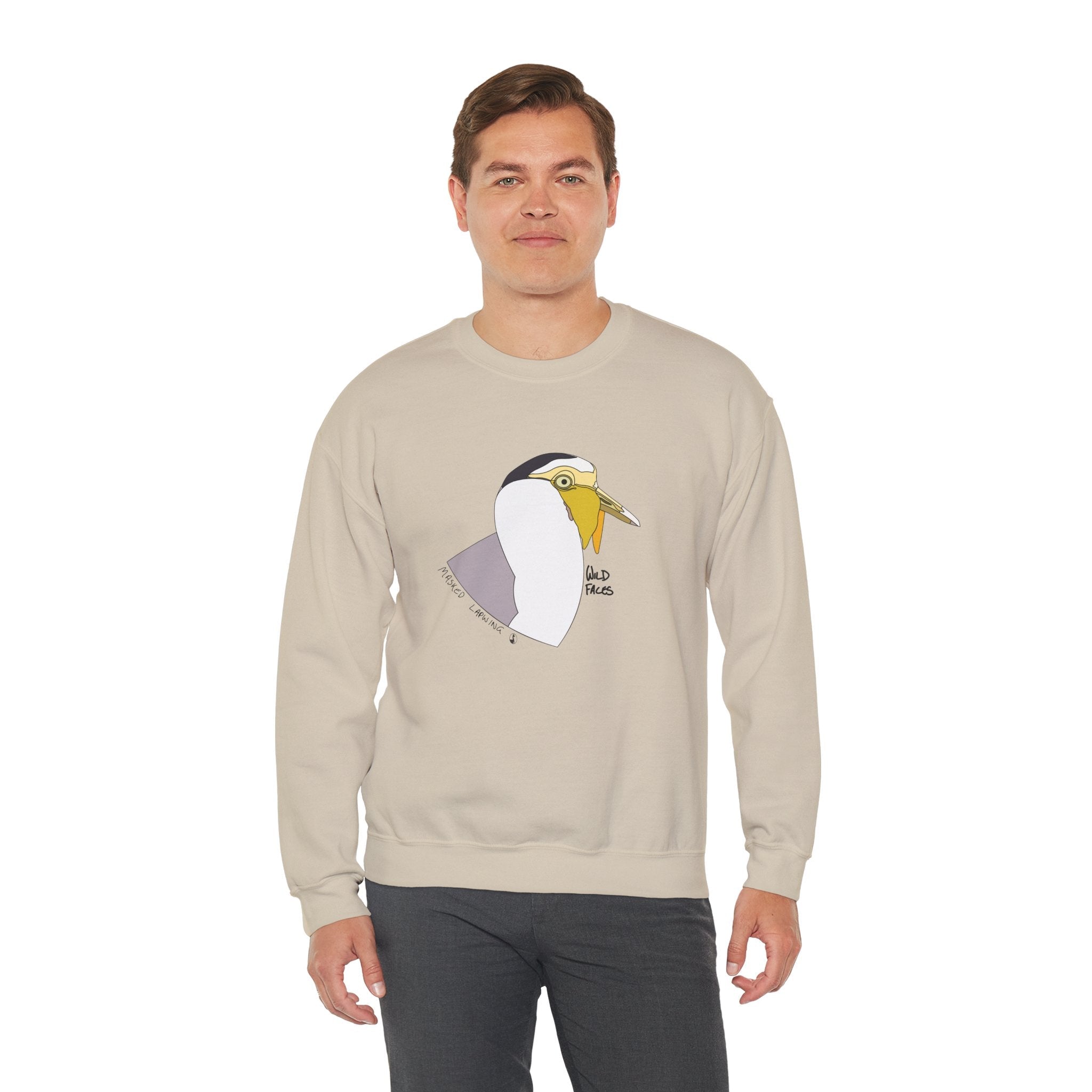 Masked Lapwing Sweatshirt | Unisex Heavy Blend™ Crewneck Printify