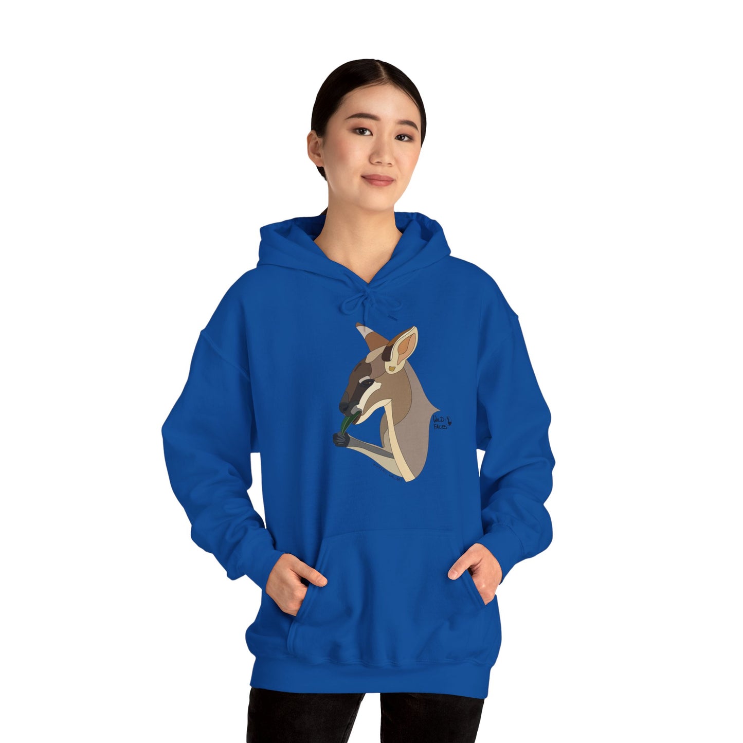 Whiptail Wallaby | Unisex Heavy Blend™ Hooded Sweatshirt