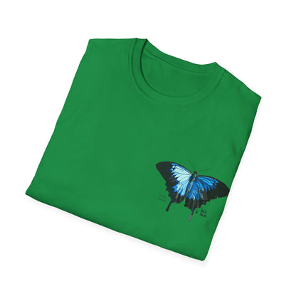 Ulysses Butterfly - Small design - Unisex Softstyle T-Shirt Printify