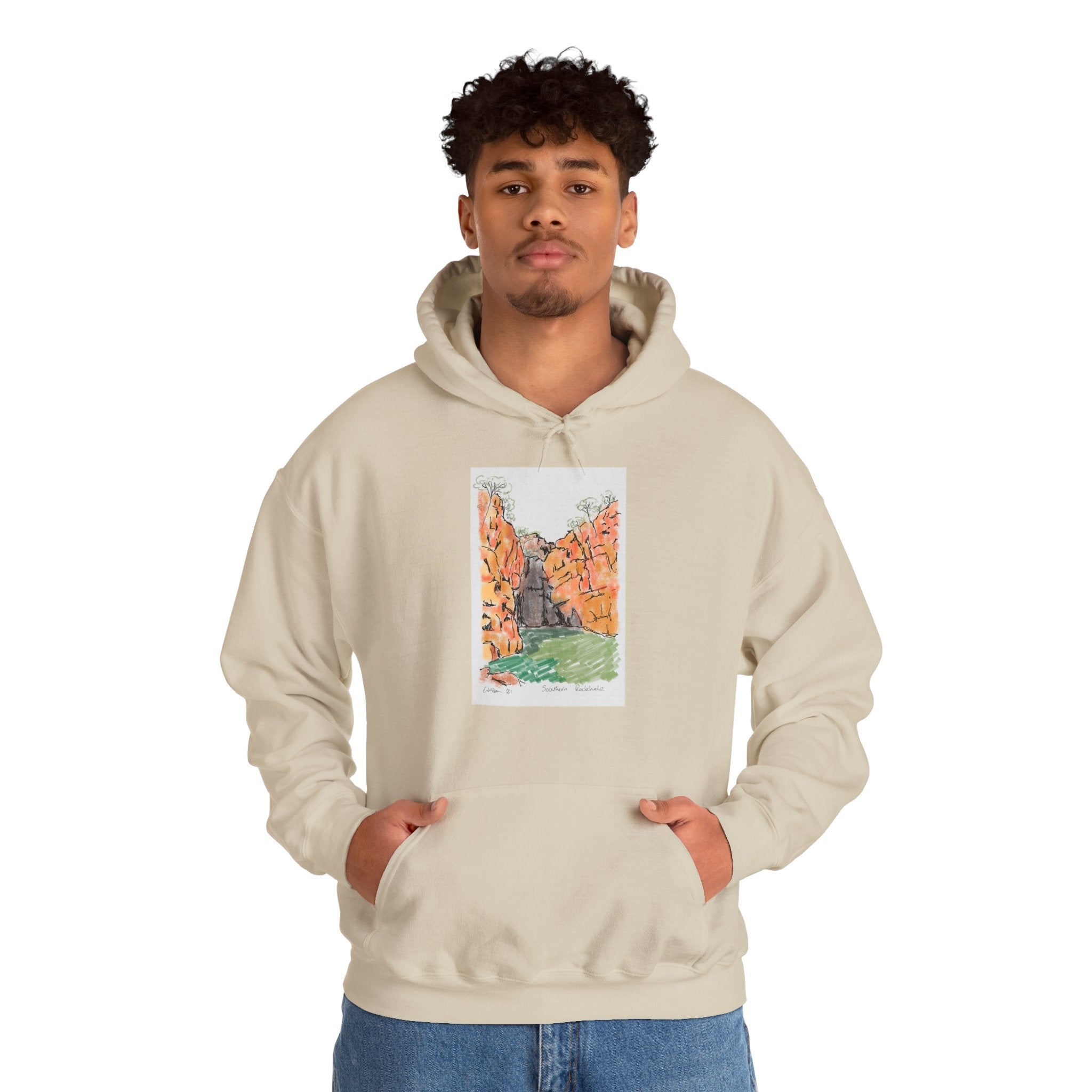 Southern Rockhole, Nitmiluk | Unisex Heavy Blend™ Hooded Sweatshirt Printify