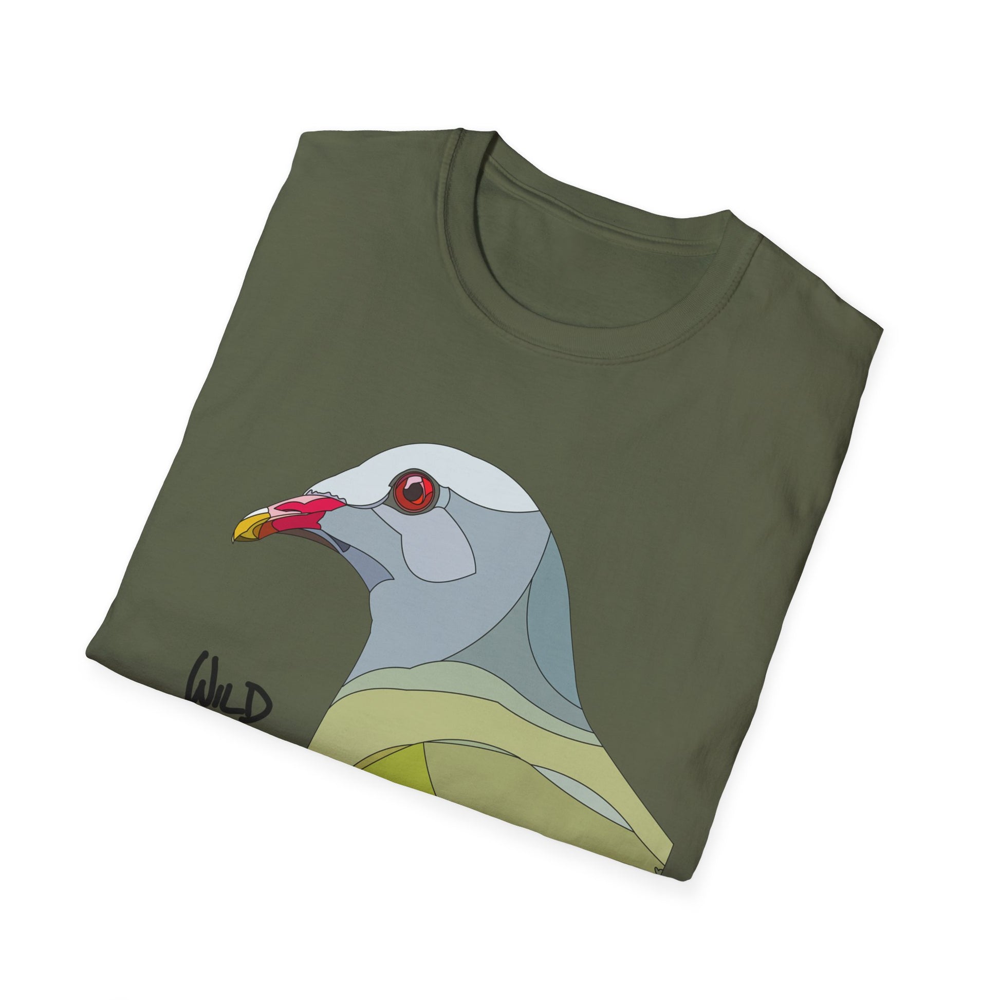 Wompoo Fruit Dove - Unisex Softstyle T-Shirt Printify