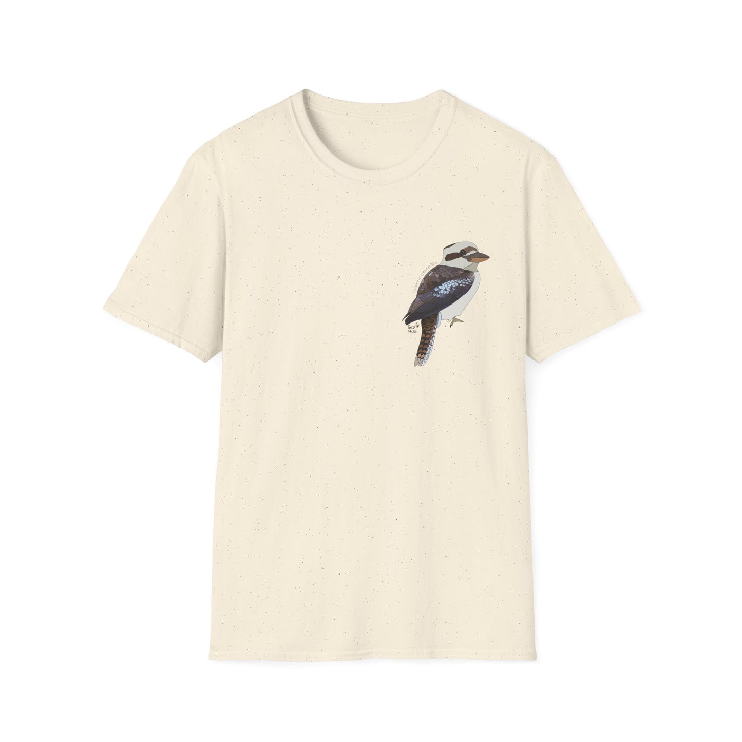 Laughing Kookaburra - Small design - Unisex Softstyle T-Shirt