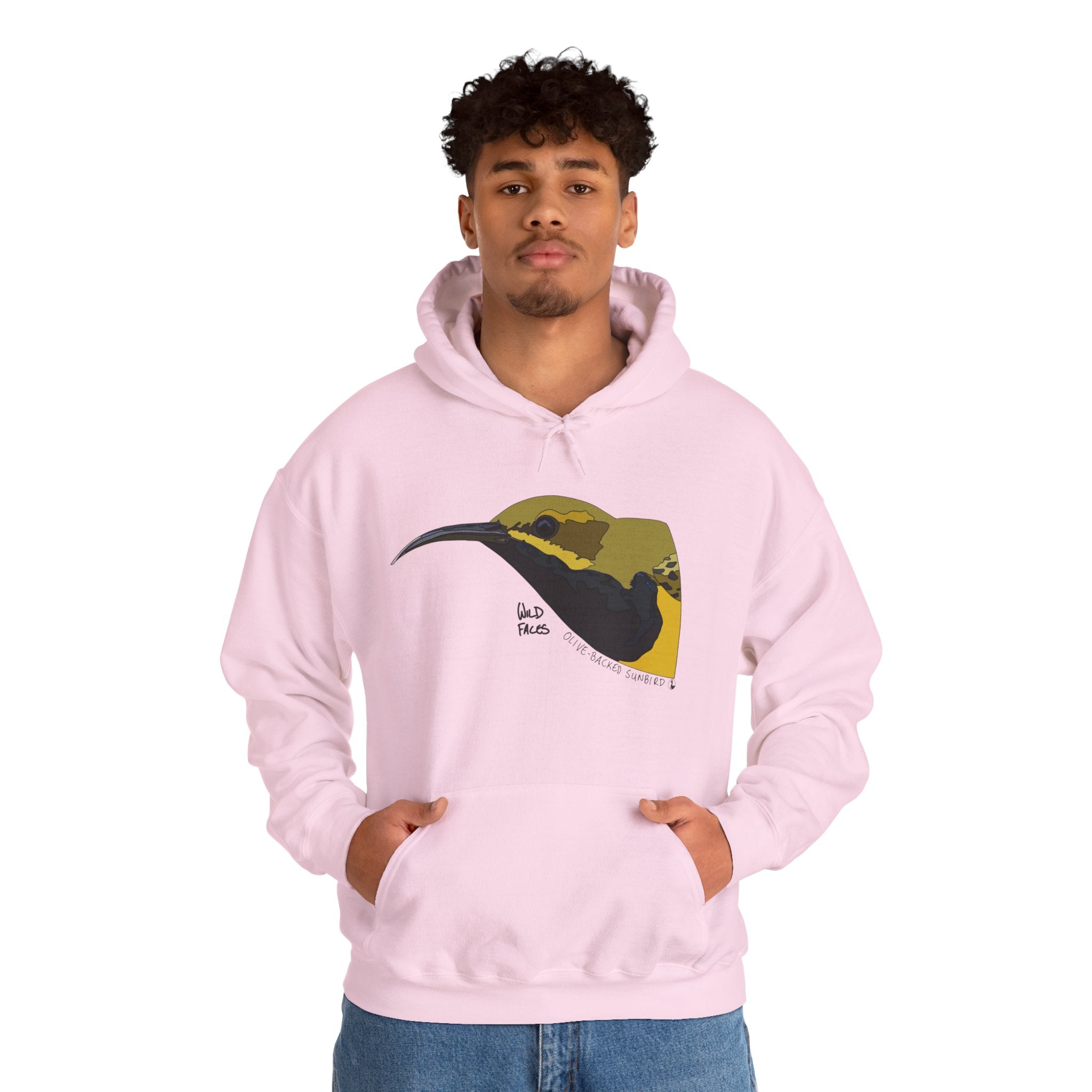 Olive-backed Sunbird | Unisex Heavy Blend™ Hooded Sweatshirt Printify