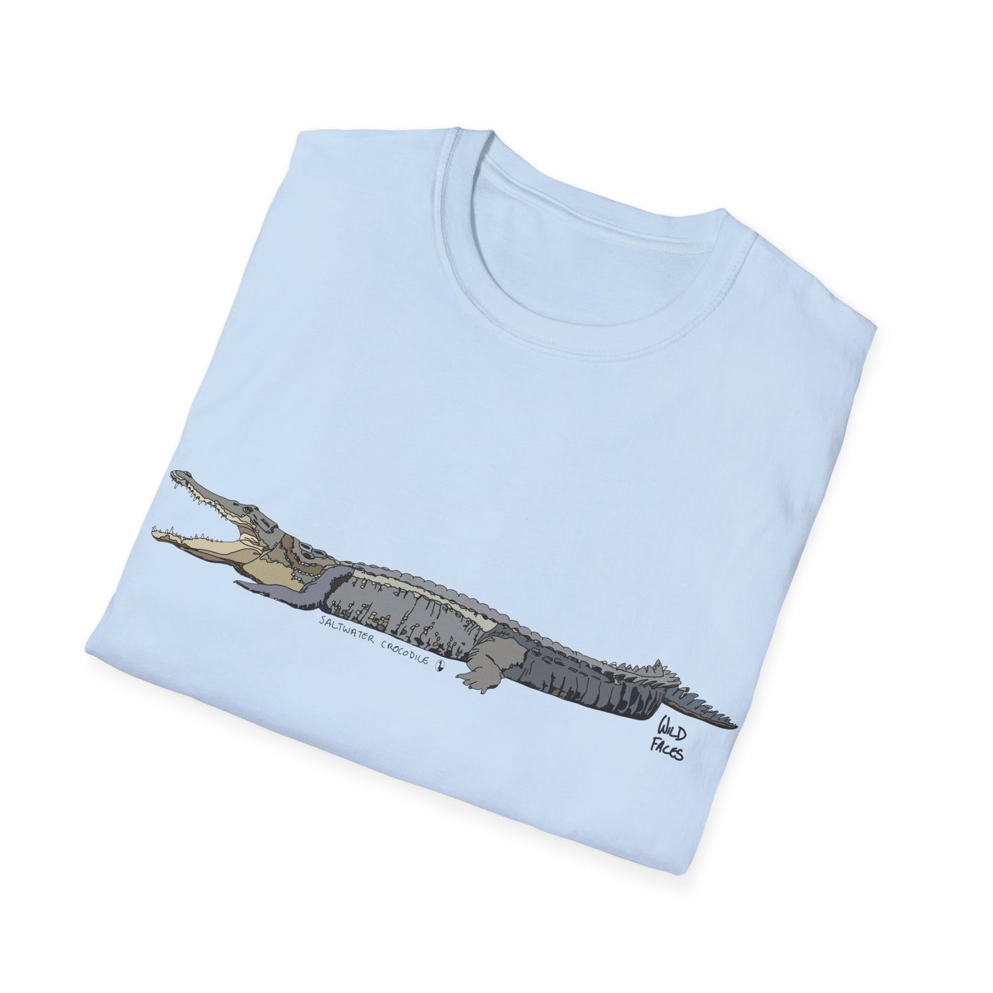 Saltwater Crocodile- Unisex Softstyle T-Shirt