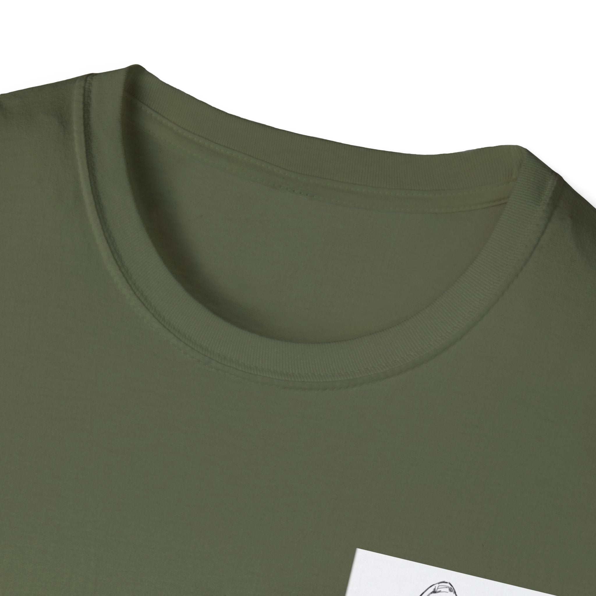 Southern Cassowary (sketch) - Unisex Softstyle T-Shirt Printify