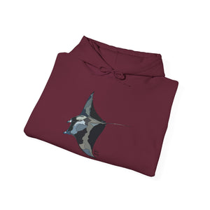 Reef Manta Ray | Unisex Heavy Blend™ Hooded Sweatshirt Printify