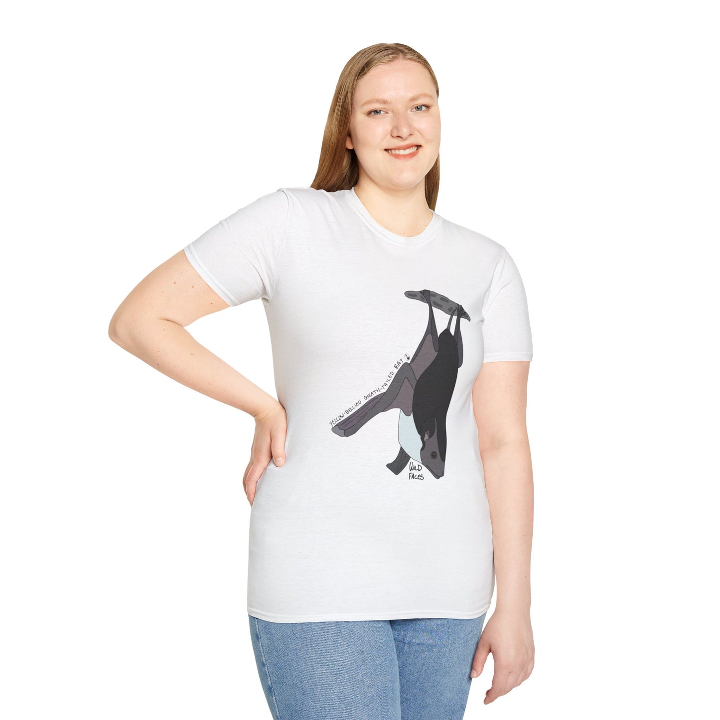 Yellow-bellied Sheath-tailed Bat - Unisex Softstyle T-Shirt