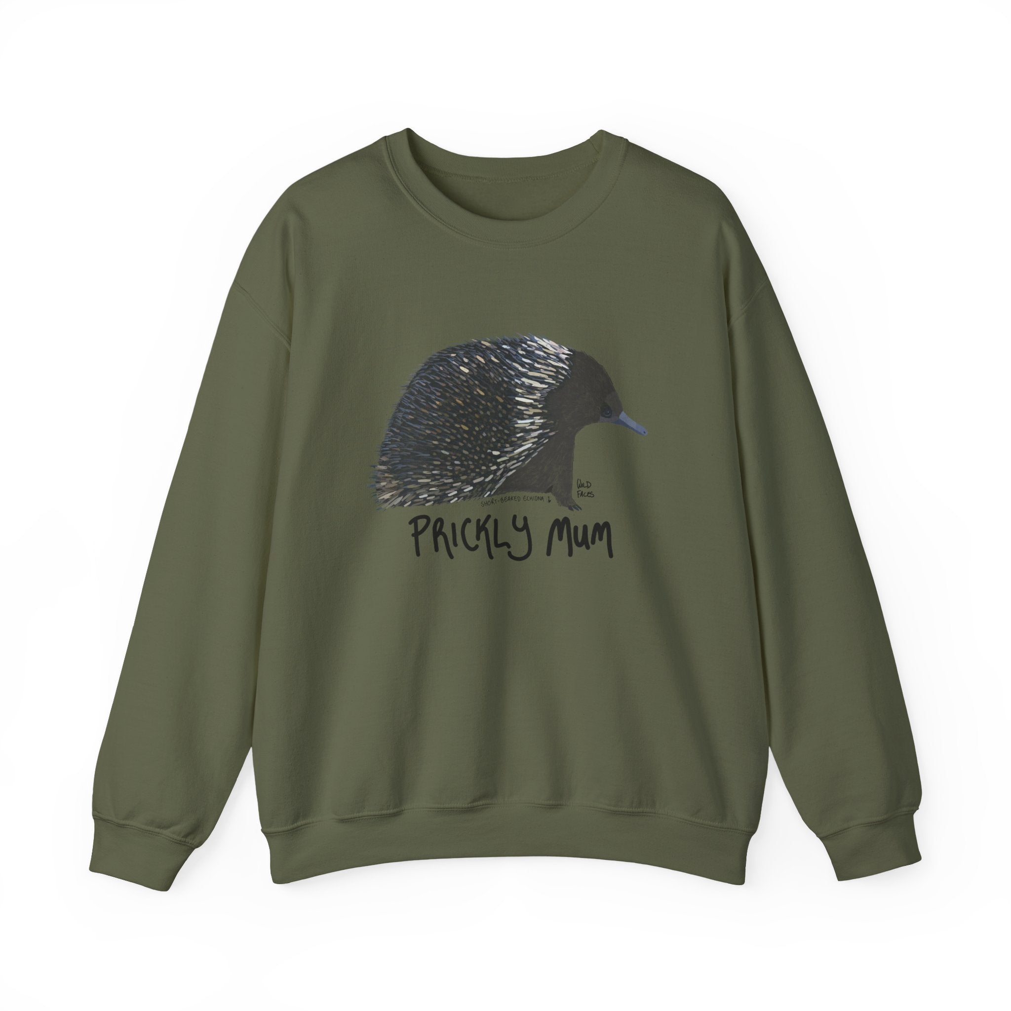 Prickly mum - Short-beaked Echidna Sweatshirt | Unisex Heavy Blend™ Crewneck