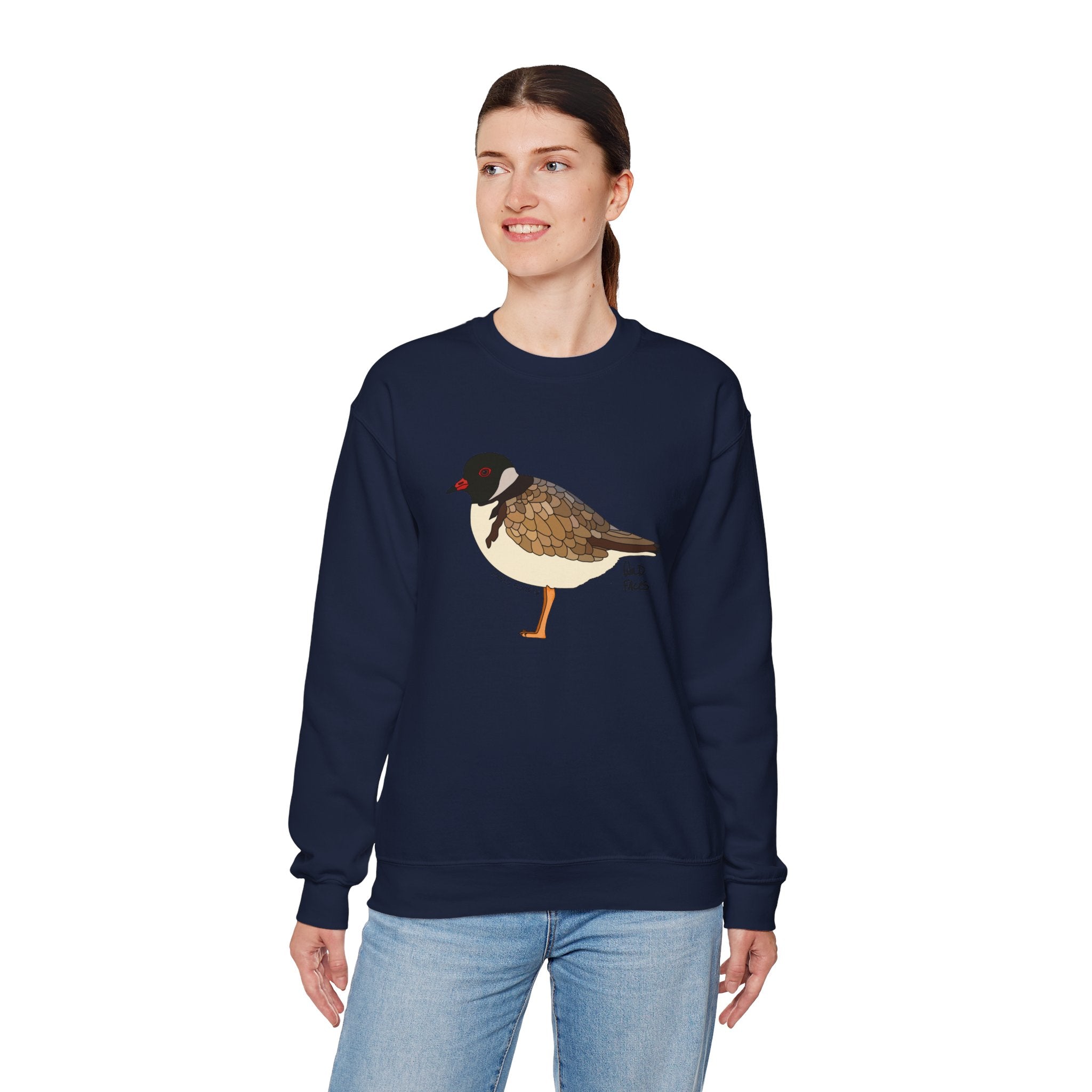 Hooded Plover Sweatshirt | Unisex Heavy Blend™ Crewneck Printify