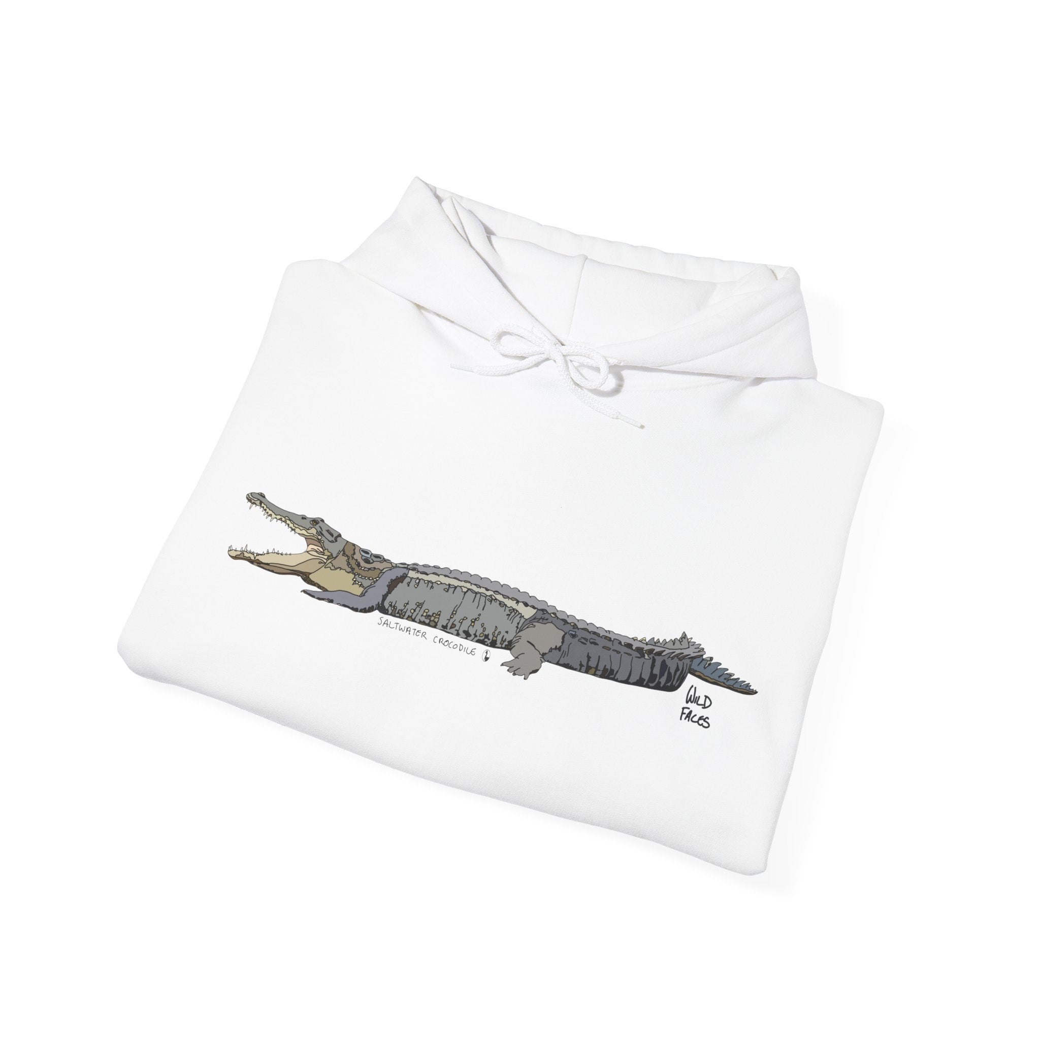 Saltwater Crocodile | Unisex Heavy Blend™ Hooded Sweatshirt Printify