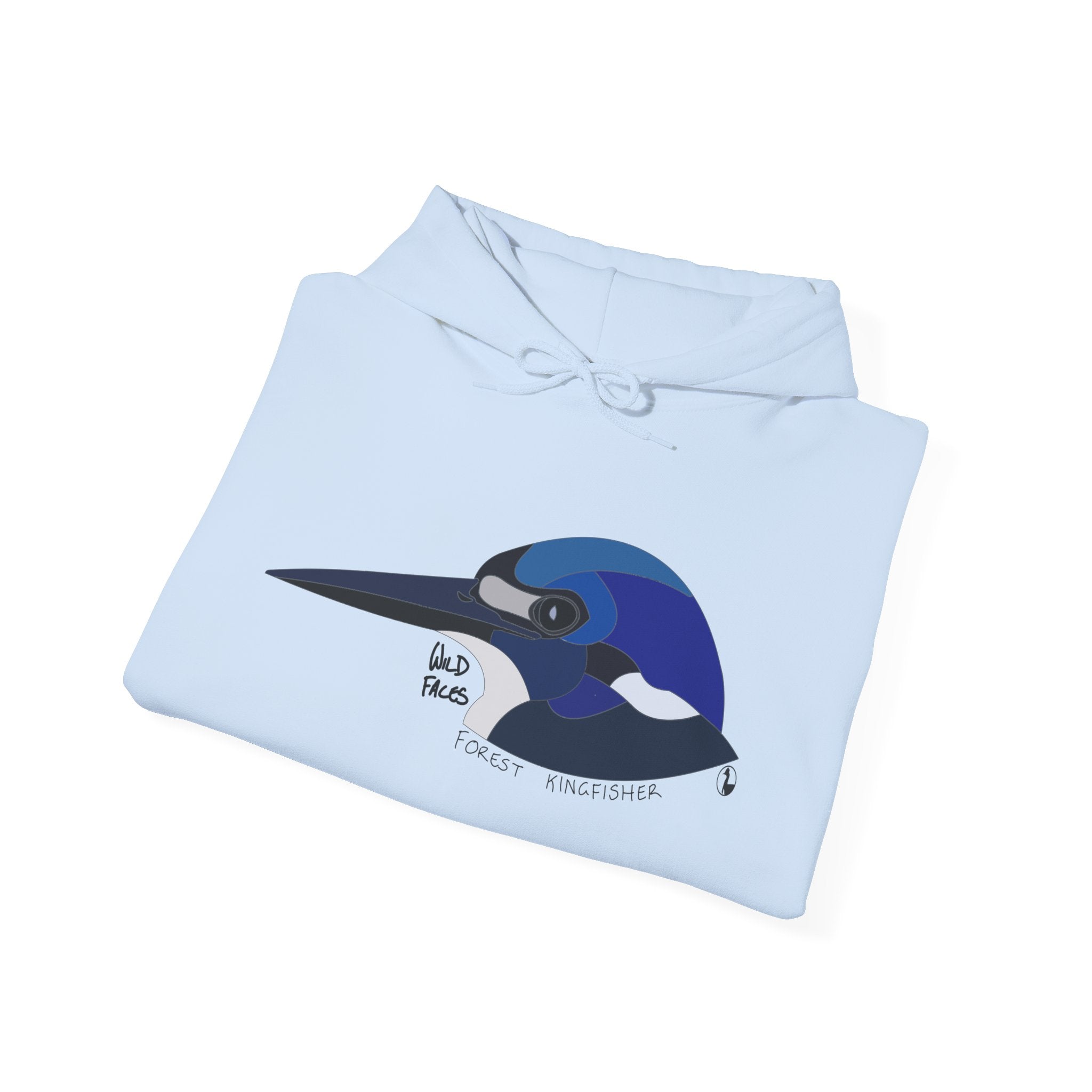 Forest Kingfisher Head | Unisex Heavy Blend™ Hooded Sweatshirt Printify