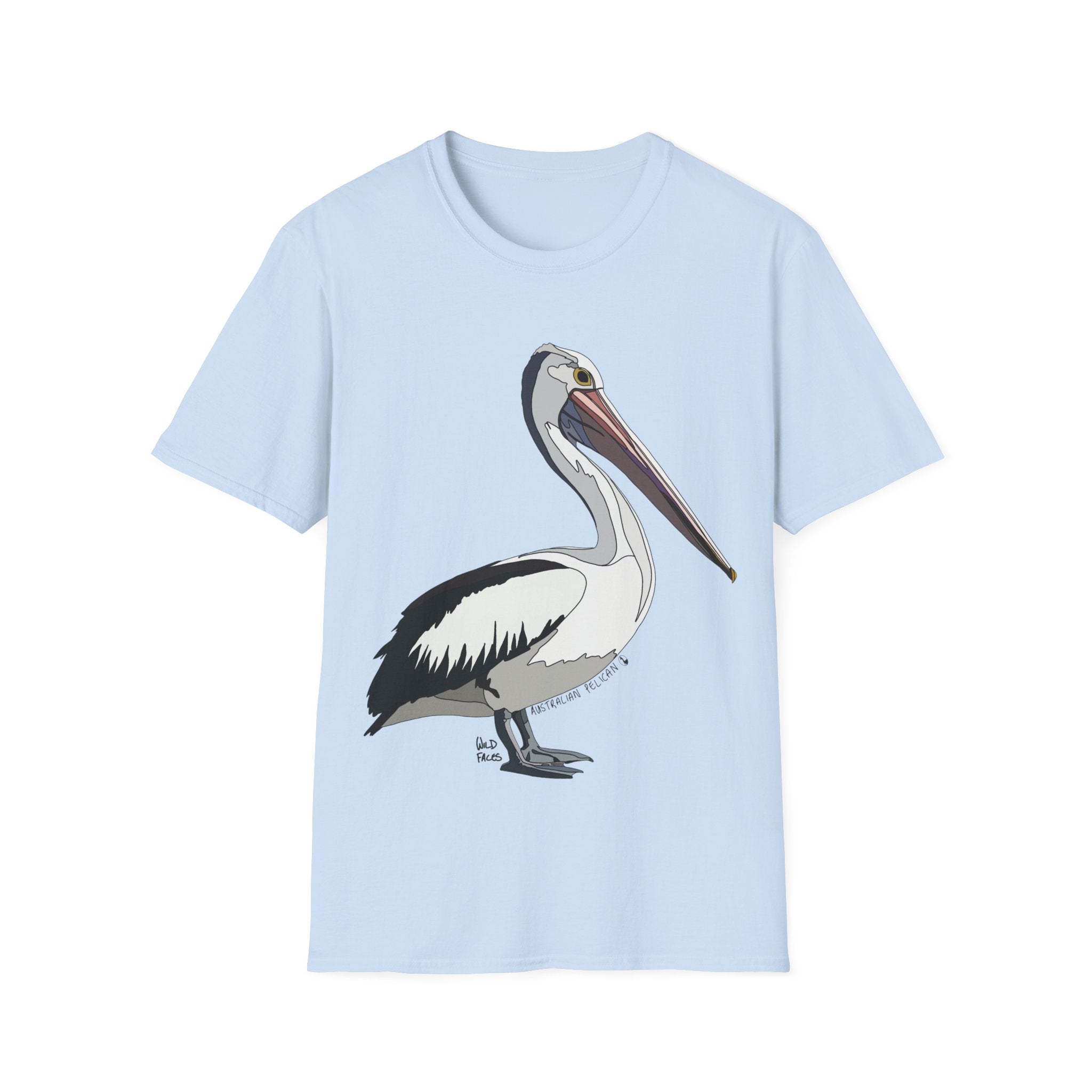 Australian Pelican - Unisex Softstyle T-Shirt