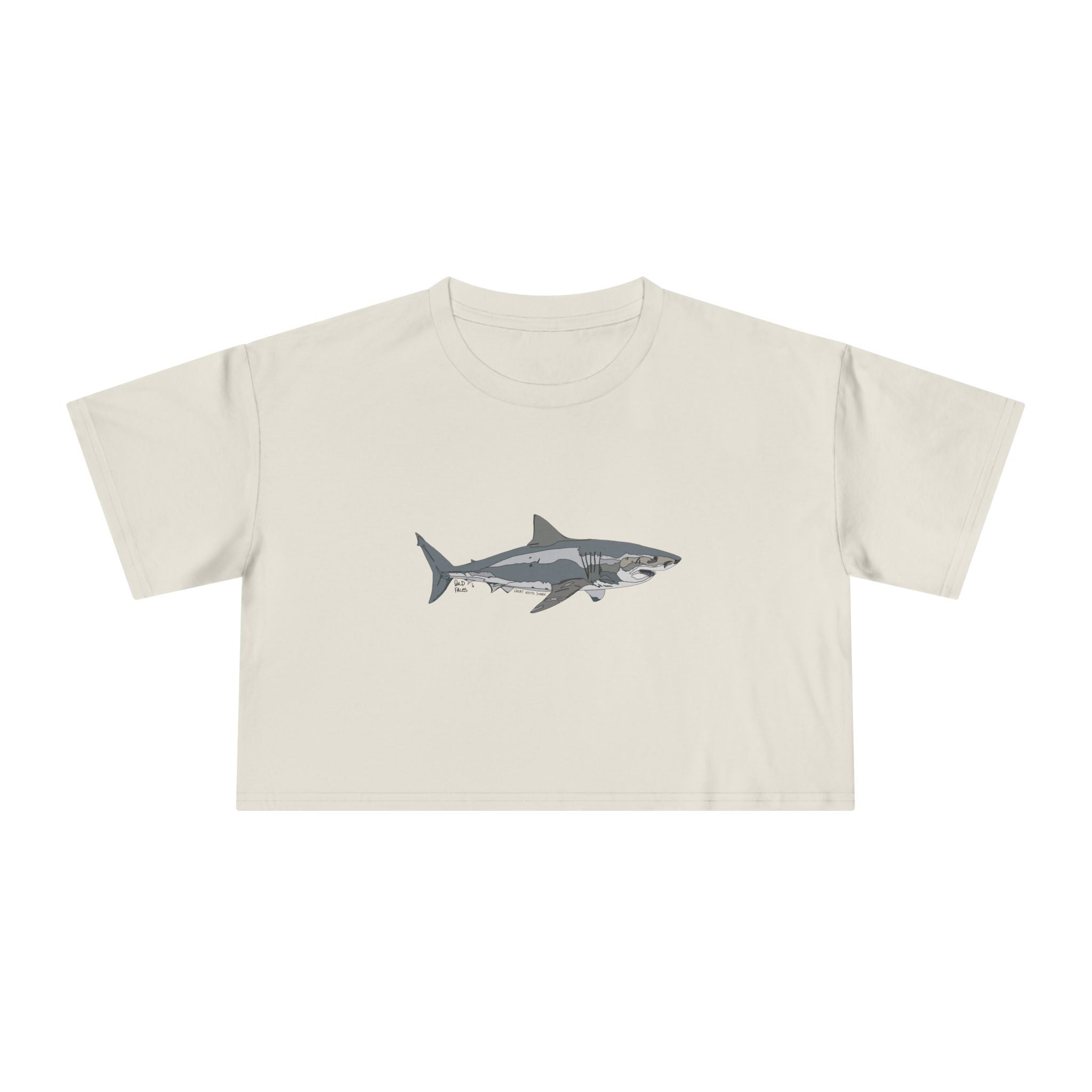 Great White Shark - Women's Crop Tee