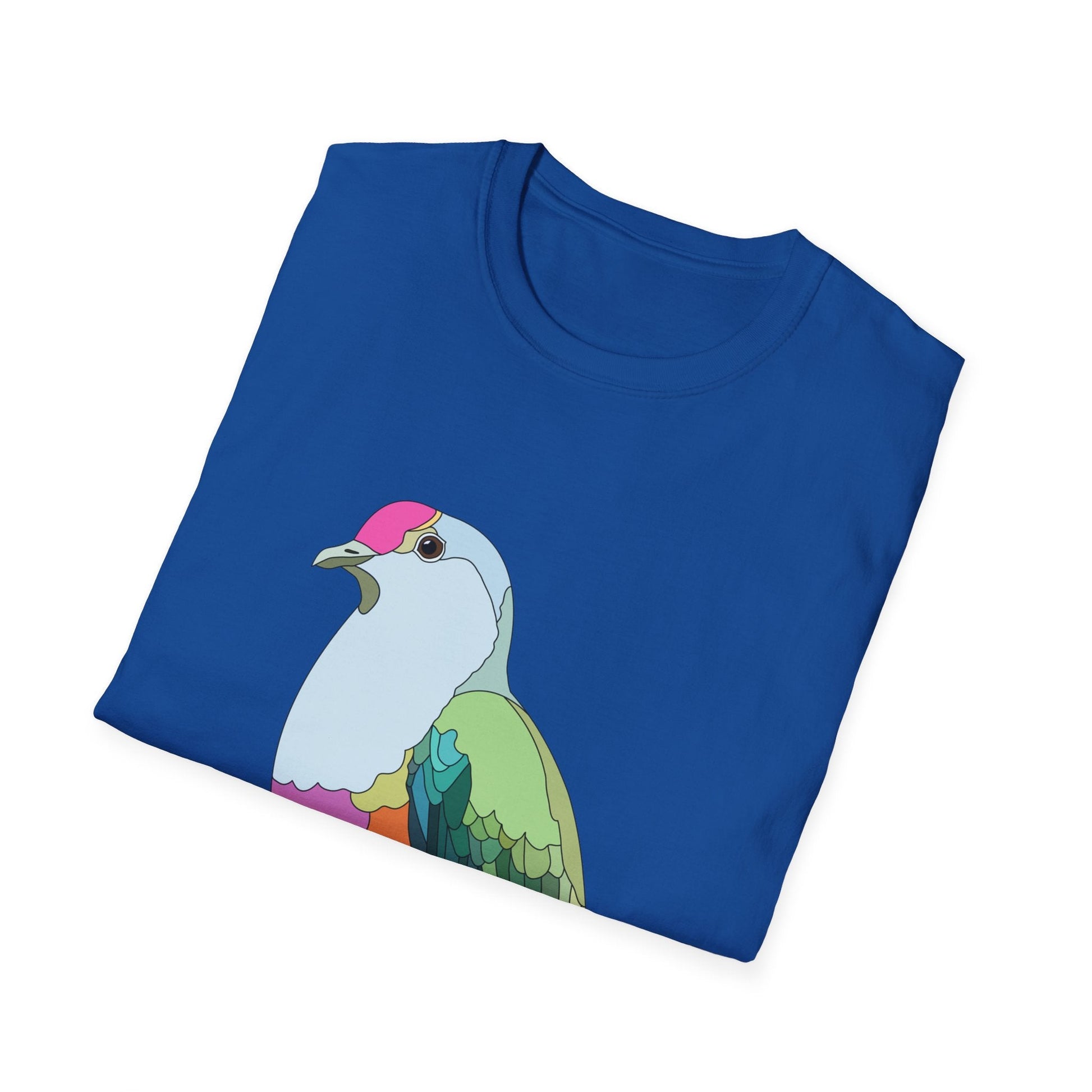 Rose-crowned Fruit Dove - Unisex Softstyle T-Shirt Printify